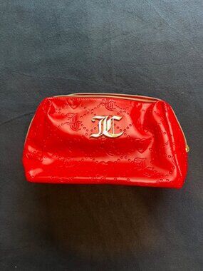 Juicy Couture ~ Vibrant Glam ~ Red Vinyl Cosmetic Bag